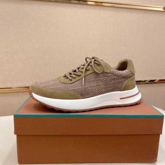 Damen Komfortable Sneaker mit atmungsaktivem Obermaterial und dämpfender Sohle EB