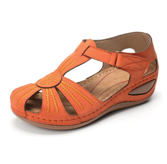 Damen Schnürsandalen mit offenem Zehenbereich und ergonomischer Sohle EB