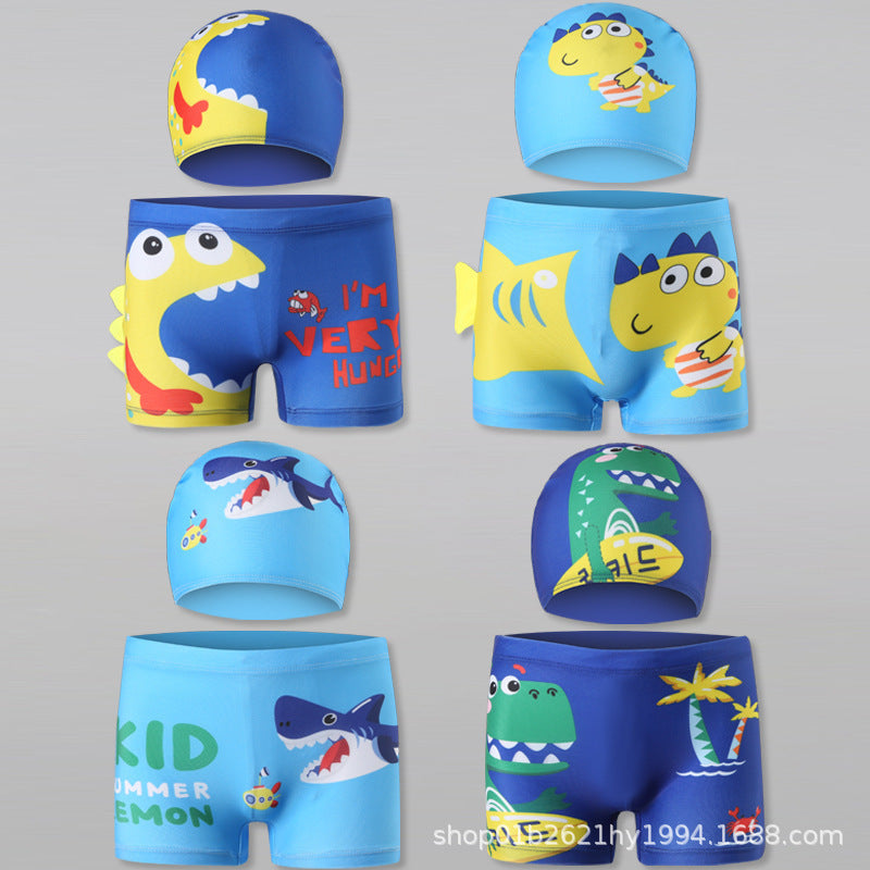 Jungen Schwimmset mit fröhlichem Dinosaurier-Motiv EB