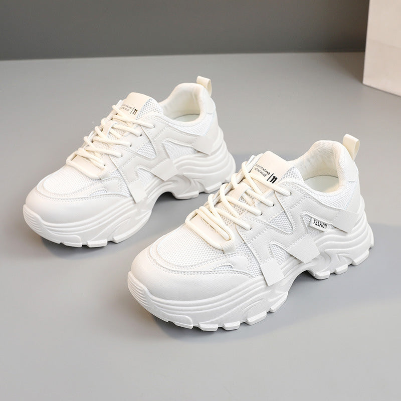 Damen Sportliche Chunky Sneakers mit atmungsaktiver Obermaterialstruktur EB