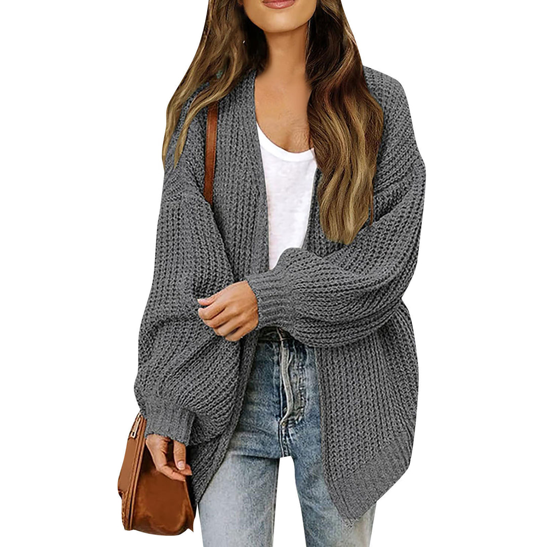 Damen Gemütlicher Strickcardigan mit Oversize-Schnitt EB