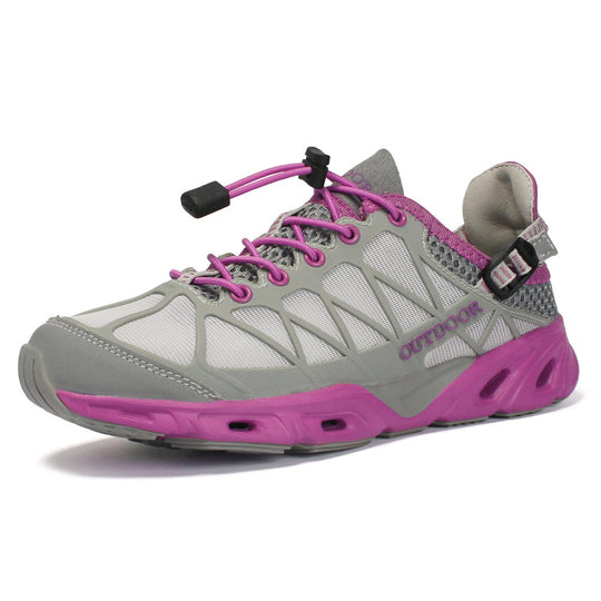 Damen Atmungsaktive Outdoor-Sneaker mit innovativem Schnellschnürsystem EB