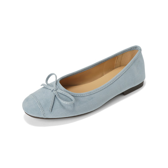 Damen Ballerinas mit süßem Schleifendetail EB