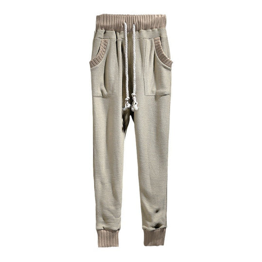 Herren Sportliche Jogginghose mit bequemen seitlichen Eingrifftaschen und elastischem Bund EB