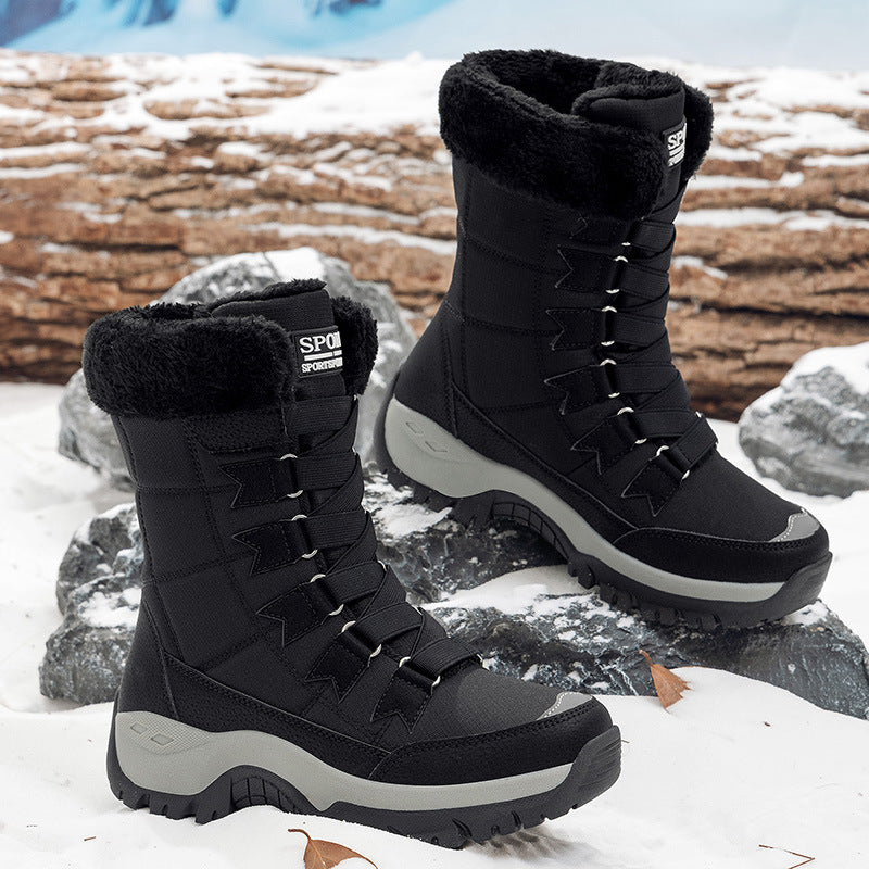 Damen Wetterfeste Winterstiefel mit isolierendem Innenfutter und rutschfester Sohle EB