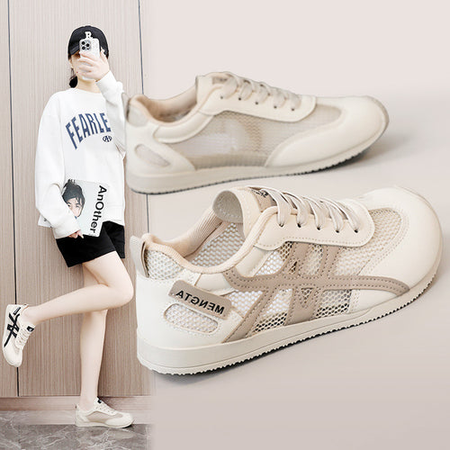 Damen Sportliche Freizeitschuhe mit atmungsaktivem Obermaterial und rutschfester Laufsohle EB