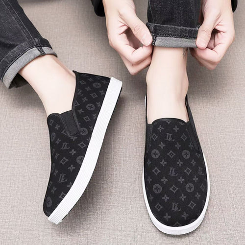 Damen Slip-On Freizeit-Schuhe mit elastischen Einsätzen EB