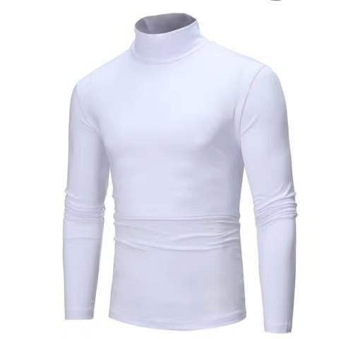 Herren Rollkragenpullover aus elastischem Material mit eng anliegendem Schnitt EB