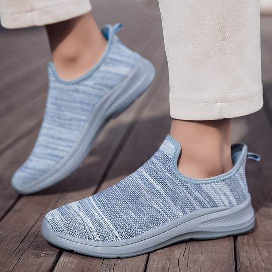 Damen Bequeme Slip-On Laufschuhe EB