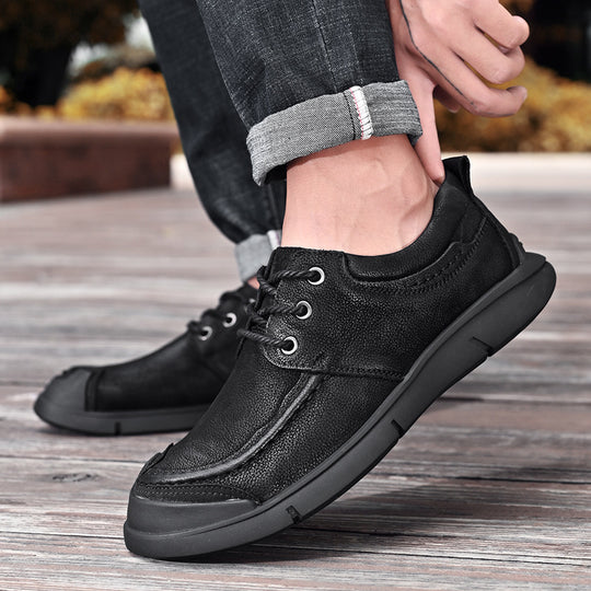 Herren Komfortable Lederschuhe EB