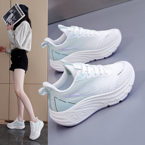 Damen Lauf- und Freizeitschuhe mit atmungsaktiver Oberseite und dämpfender Sohle EB