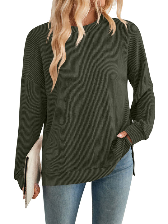 Damen lässiger Strickpullover EB