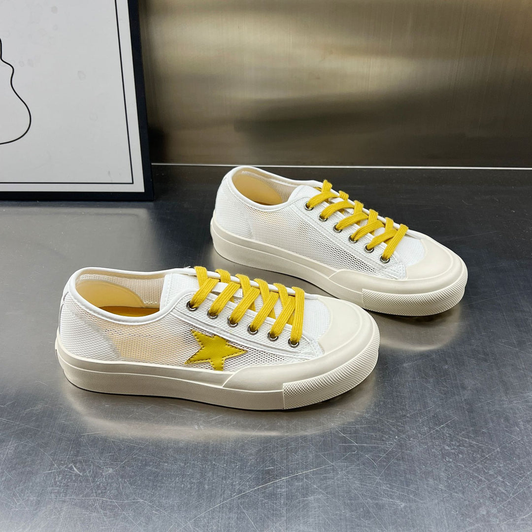 Damen Atmungsaktive Sneakers mit stylischem Mesh-Obermaterial und gemütlicher Innensohle EB