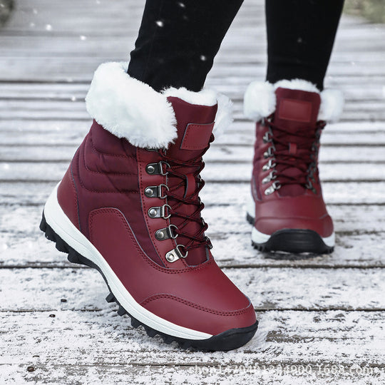 Damen Wasserfeste Winterstiefel mit Kuschelfutter EB