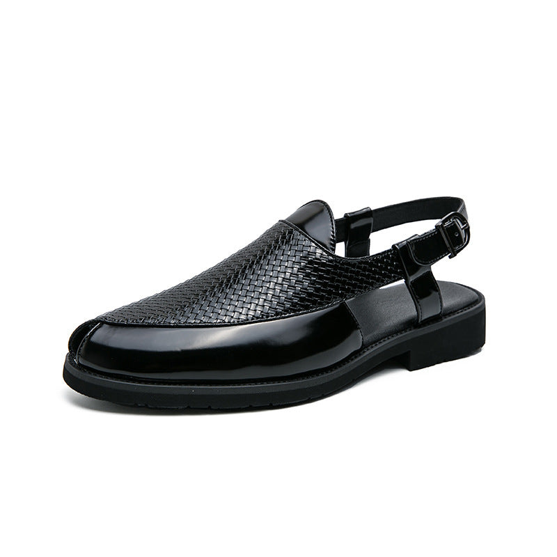 Herren Atmungsaktive Leder-Sandalen mit verstellbarem Riemensystem EB