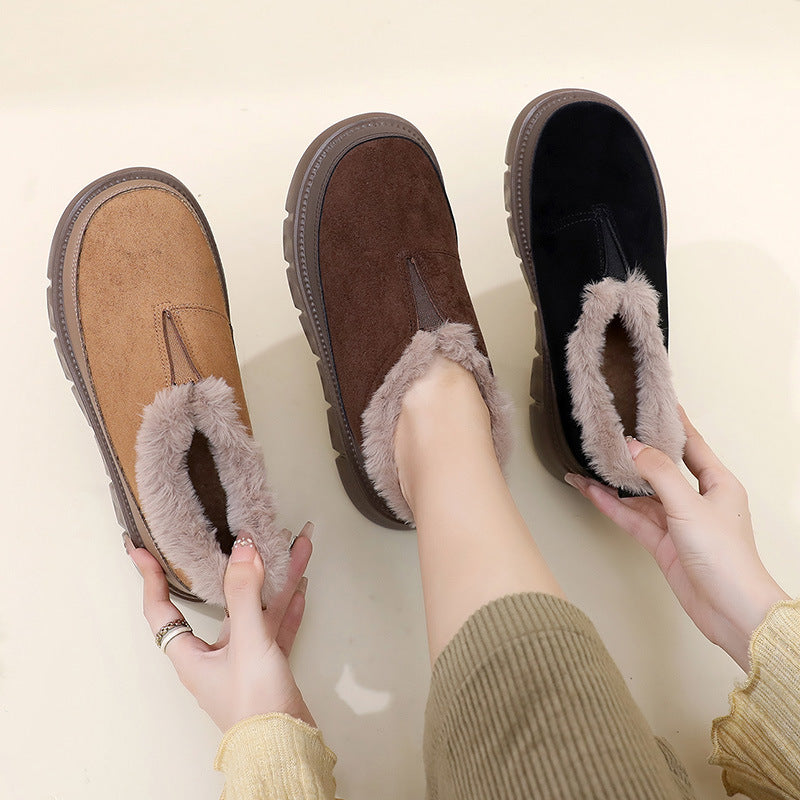 Damen Winter-Slipper mit Kuschel-Innenfutter und rutschfester Sohle EB
