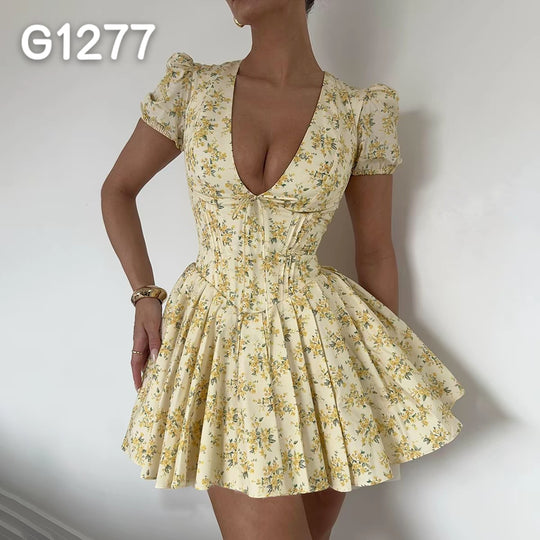 Damen Elegante Corsage-Bluse mit transparenten Ärmeln EB
