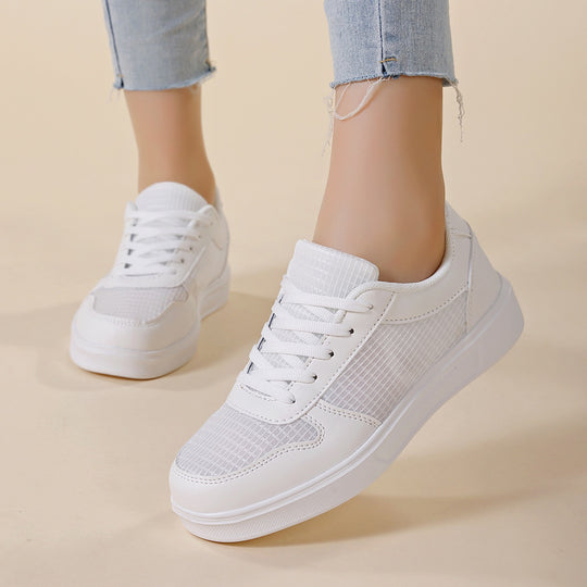 Damen Sportliche Sneakers aus atmungsaktivem Material mit rutschfester Sohle EB