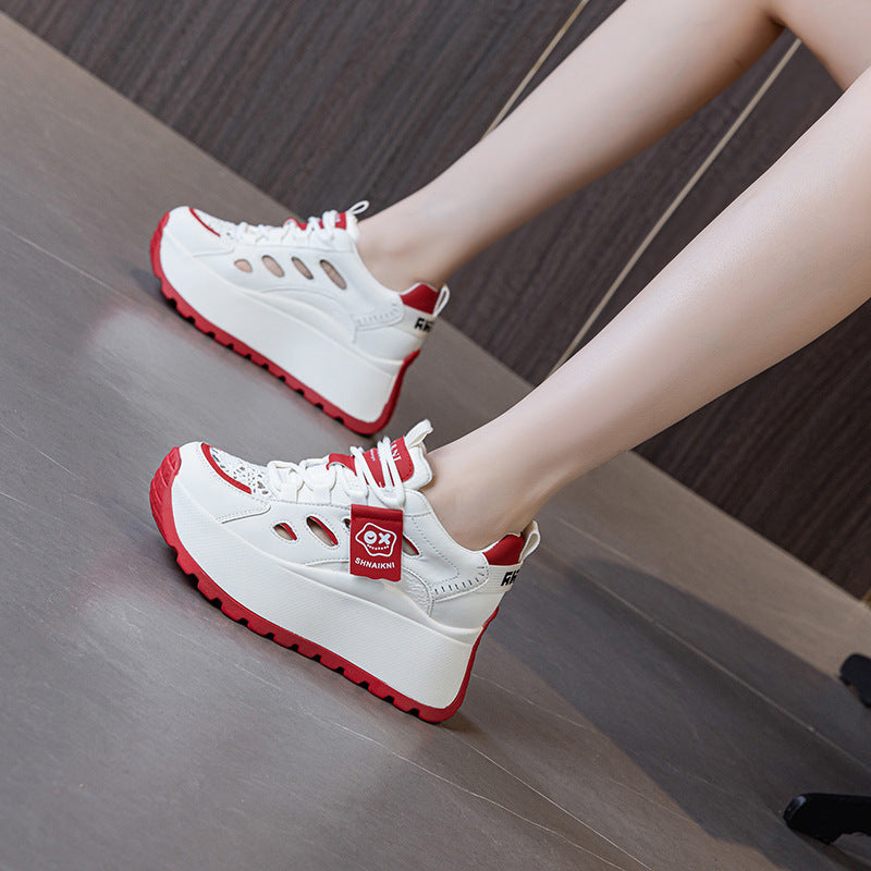 Damen Chunky Sneakers mit atmungsaktiver Mesh-Oberfläche und innovativer Dämpfung EB