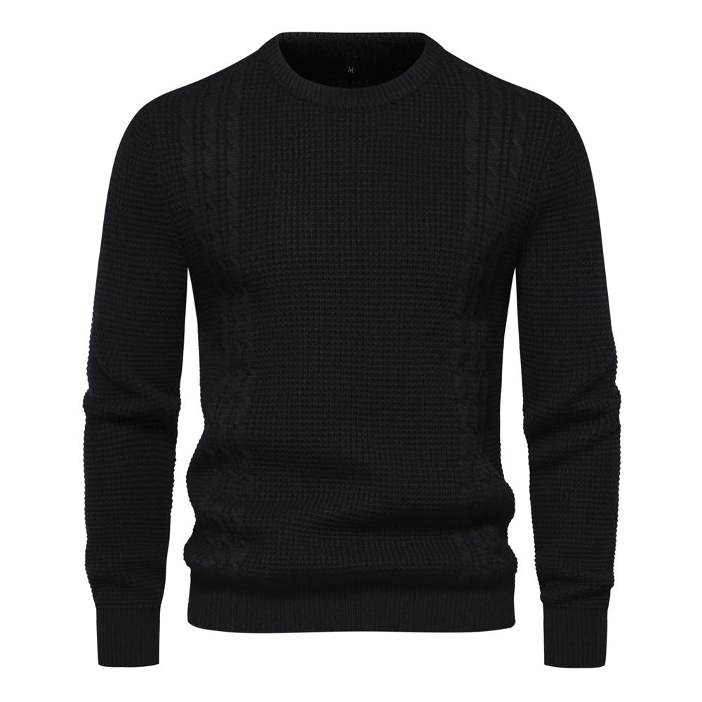 Herren Strickpullover mit modernem Strukturdesign EB