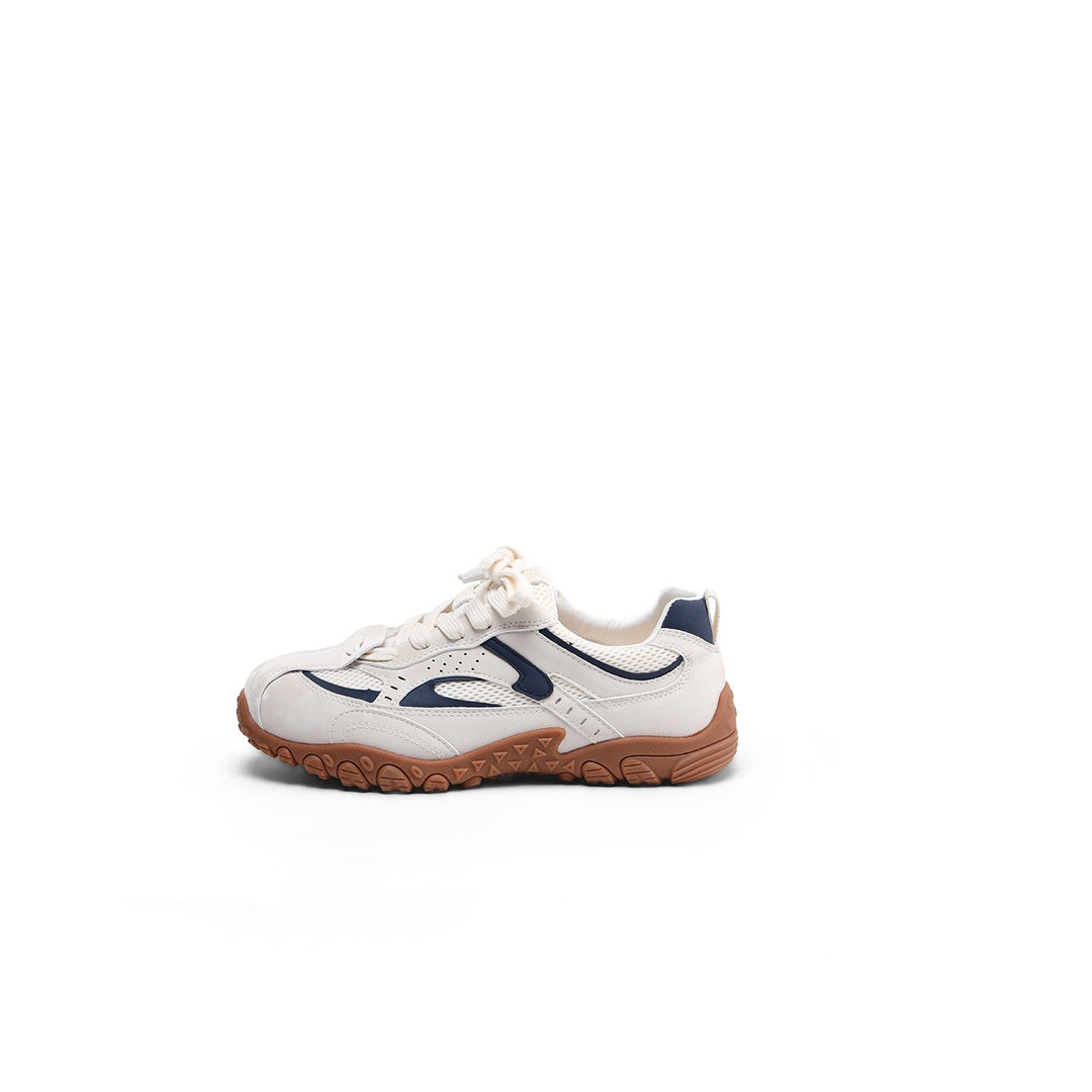 Damen sportliche Sneaker mit innovativer Oberflächenstruktur und rutschfester Sohle EB