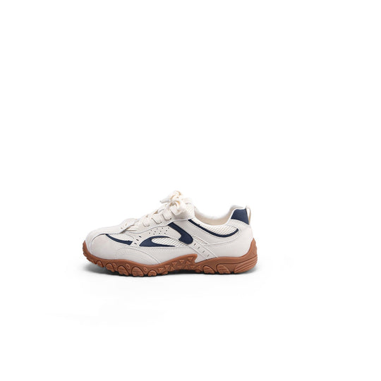 Damen sportliche Sneaker mit innovativer Oberflächenstruktur und rutschfester Sohle EB
