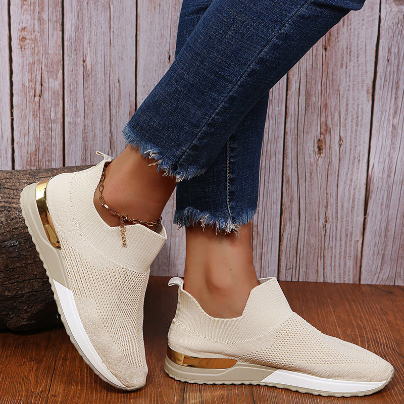 Damen Atmungsaktive Sockensneaker mit rutschfester Sohle und flexibler Passform EB