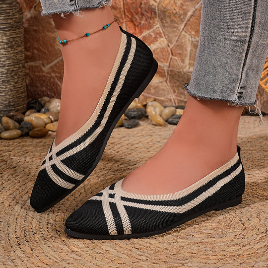 Damen Atmungsaktive und flexible Ballerinas EB