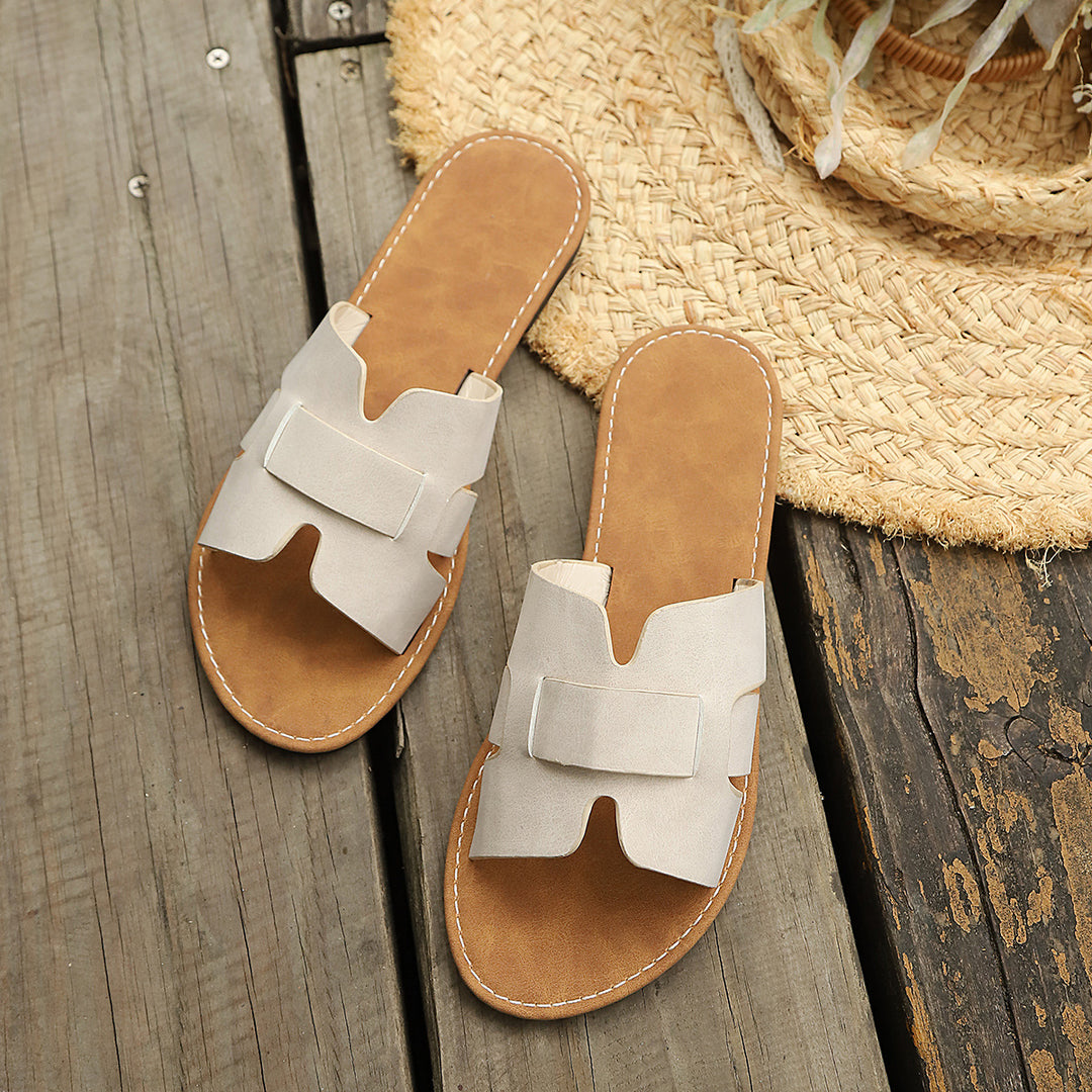 Damen elegante Freizeit-Sandalen mit modischem Riemen-Design EB