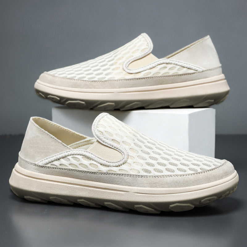 Damen Atmungsaktive Slip-On Freizeitschuhe mit flexibler Sohlentechnologie EB