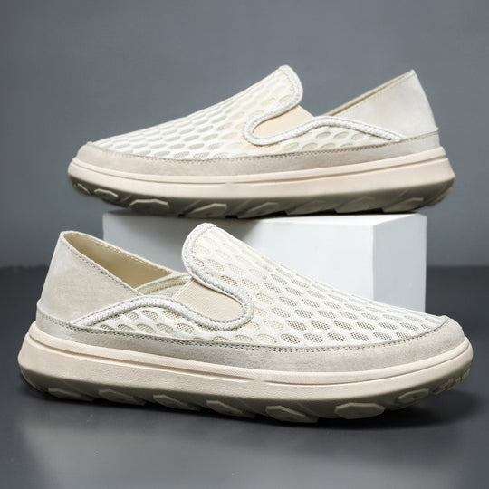 Damen Atmungsaktive Slip-On Freizeitschuhe mit flexibler Sohlentechnologie EB