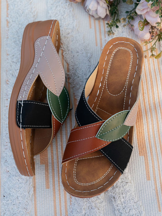 Damen Riemensandalen mit hochwertigem Leder und komfortablem Fußbett EB