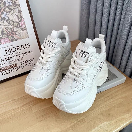 Damen modische Plateau-Sneaker EB