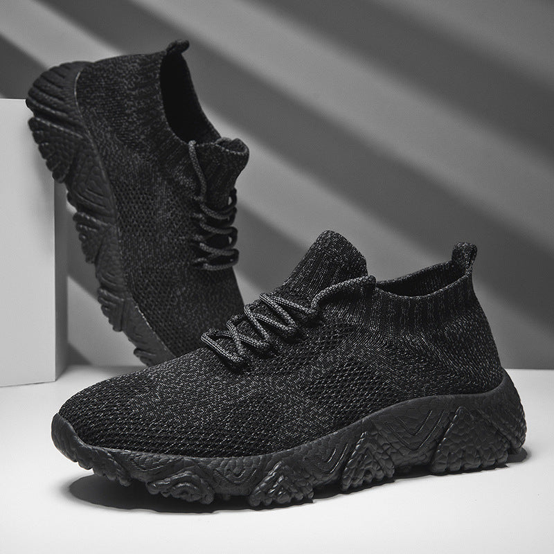 Damen Atmungsaktive Sneakers mit elastischem Obermaterial und rutschfester Sohle EB