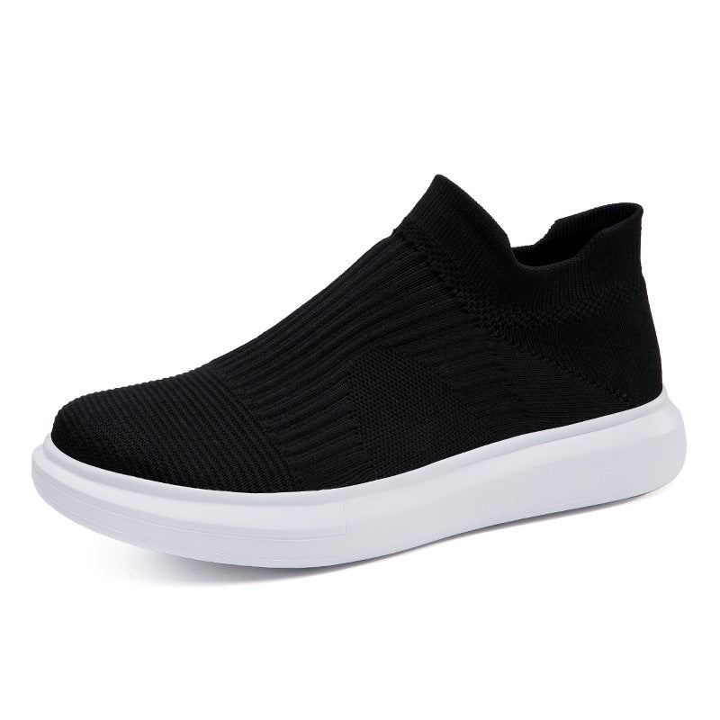 Damen bequeme Slip-On Sneakers mit atmungsaktivem Obermaterial EB