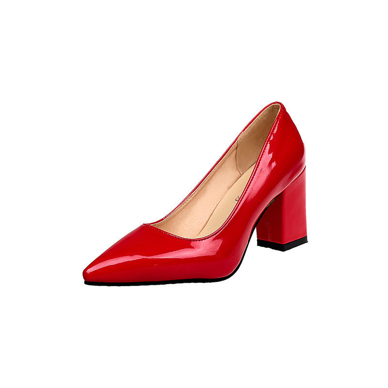 Damen elegante Pumps mit blockiertem Absatz EB
