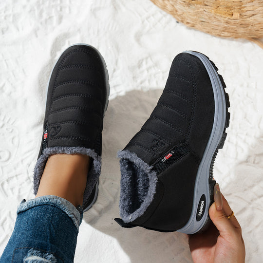 Damen Gemütliche Warmfutter-Stiefel im modernen Design EB