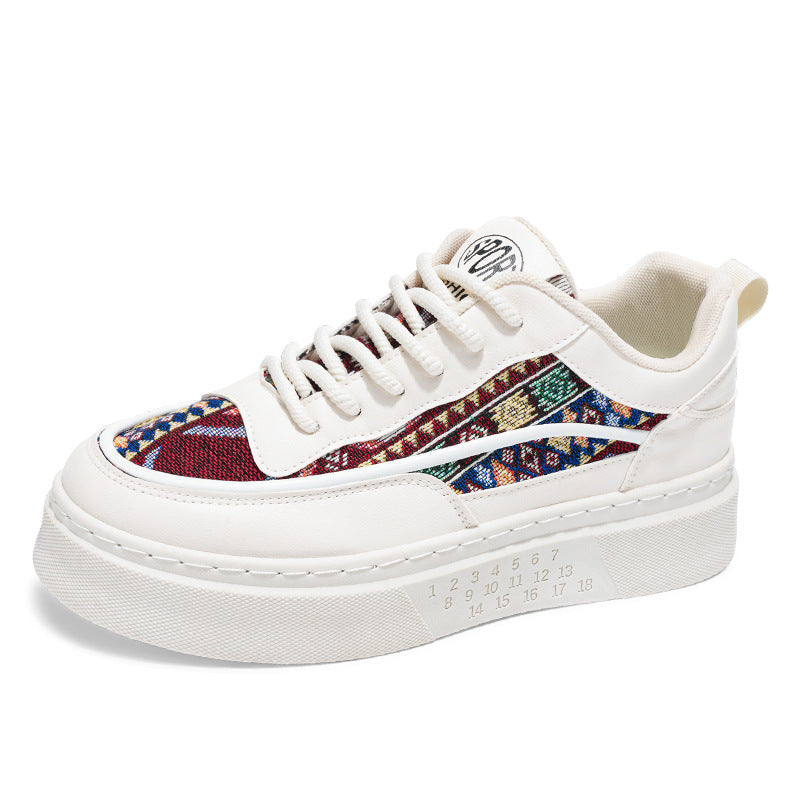 Damen Plateau Sneakers mit einzigartigem Design und bequemen Dämpfungselementen EB