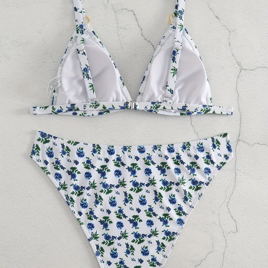 Damen Triangel-Bikini mit luxuriösen Details EB
