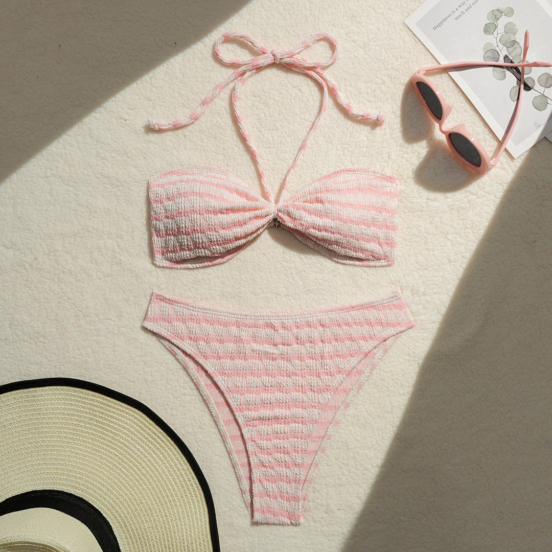 Damen Bikini-Set mit strukturierter Oberfläche EB