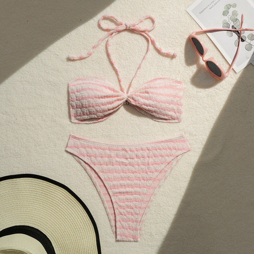 Damen Bikini-Set mit strukturierter Oberfläche EB