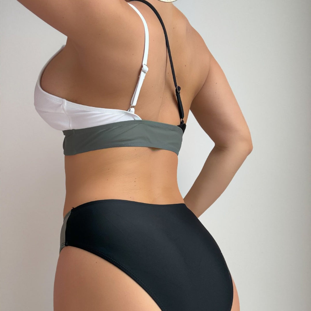 Damen Sportlicher Einteiliger Bikini EB