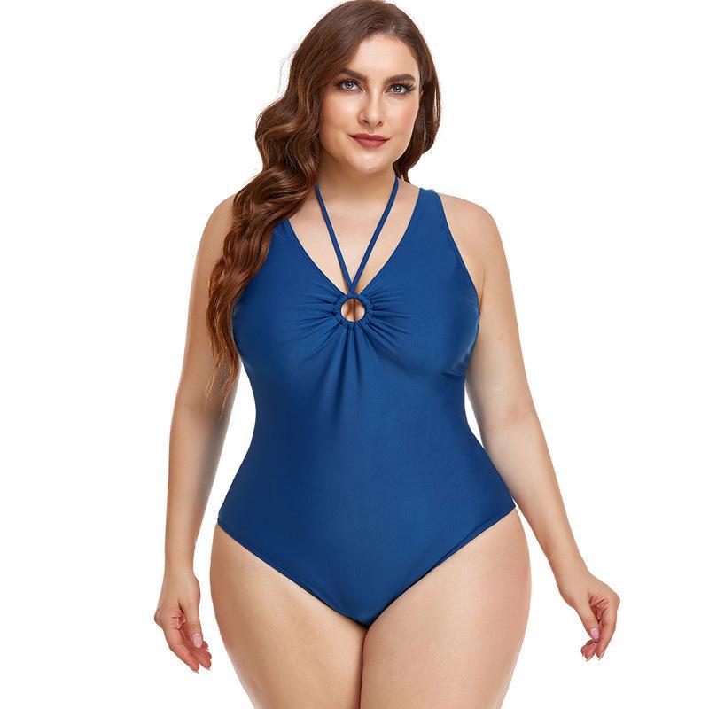 Damen Eleganter Einteiler mit raffiniertem Ringdetail EB