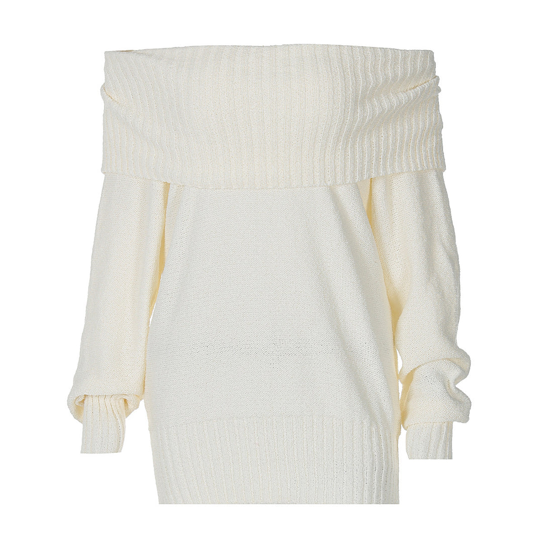 Damen Off-Shoulder Strickpullover EB