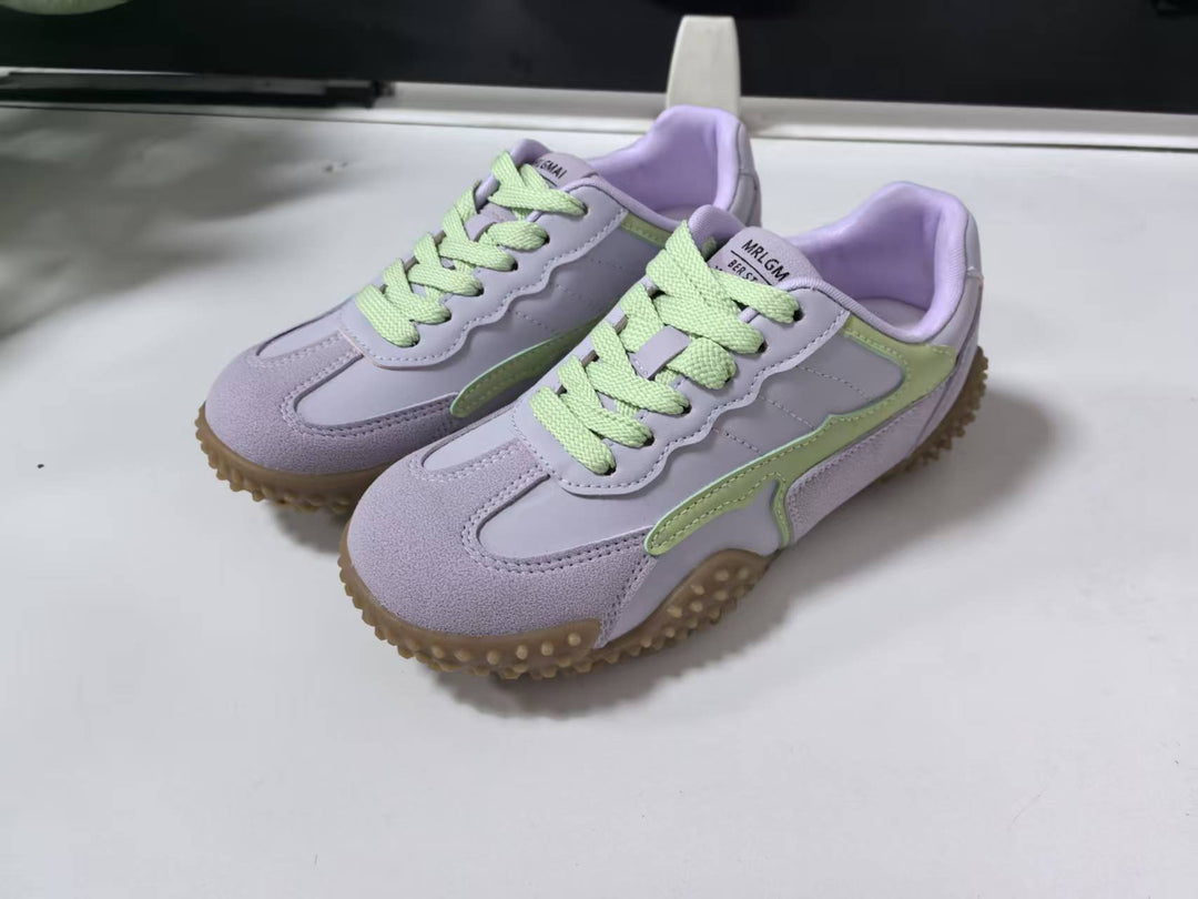 Damen Sportliche Sneakers mit atmungsaktiver Oberflächenstruktur und rutschfester Sohle EB