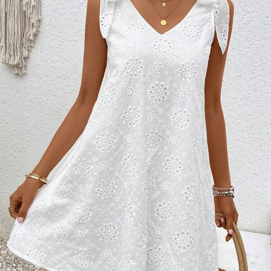 Damen Sommerkleid mit verspielten Schleifen von EB