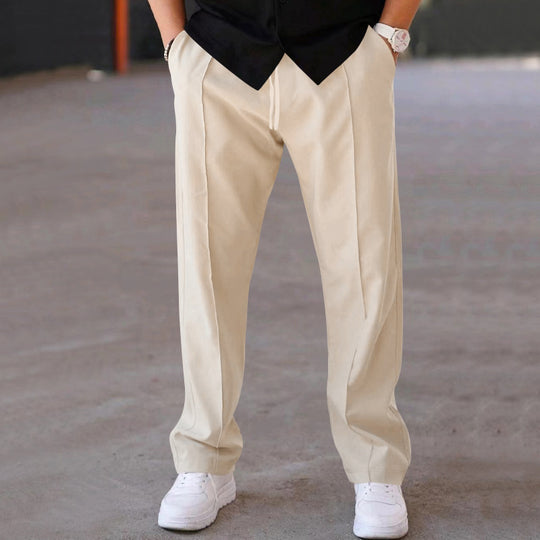 Herren Bequeme Sweatpants mit eleganter Optik und seitlichen Eingrifftaschen EB