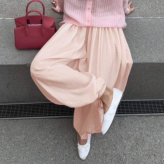 Damen Weite und luftige Haremshose EB