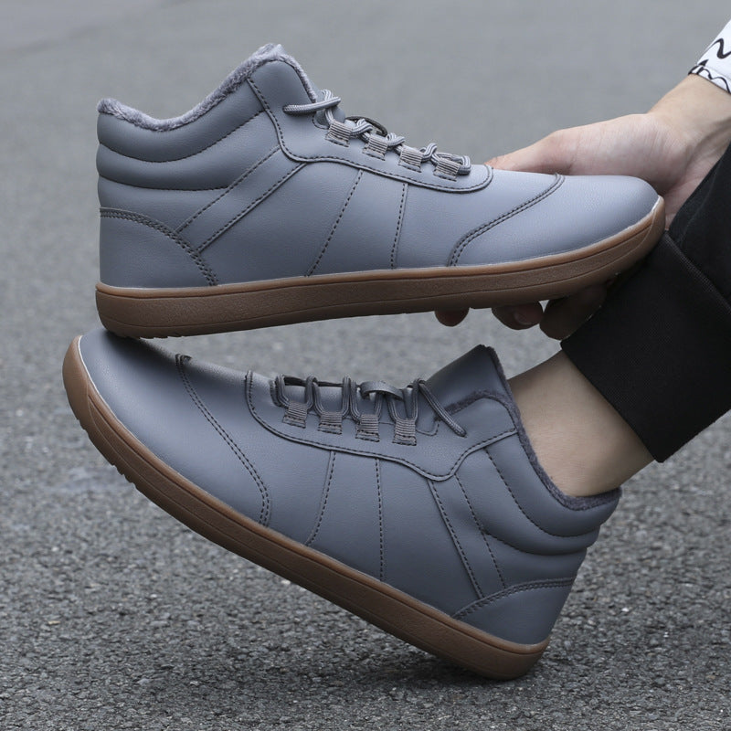 Damen modische High-Top Sneakers mit kuscheligem Innenfutter EB