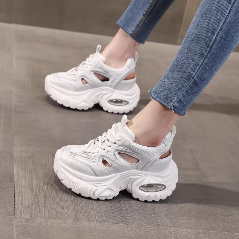 Damen Sportliche Chunky Sneakers mit atmungsaktiver Mesh-Oberfläche und komfortabler Dämpfung EB
